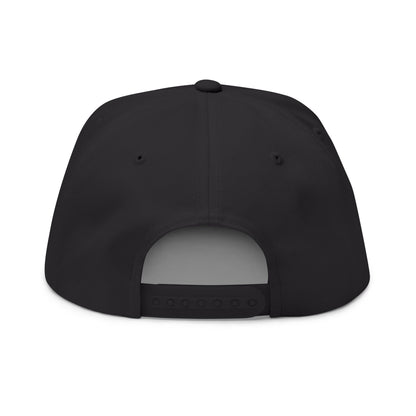 Embroidered 'Edhfit' Flat Bill Cap – Retro Logo Snapback Hat