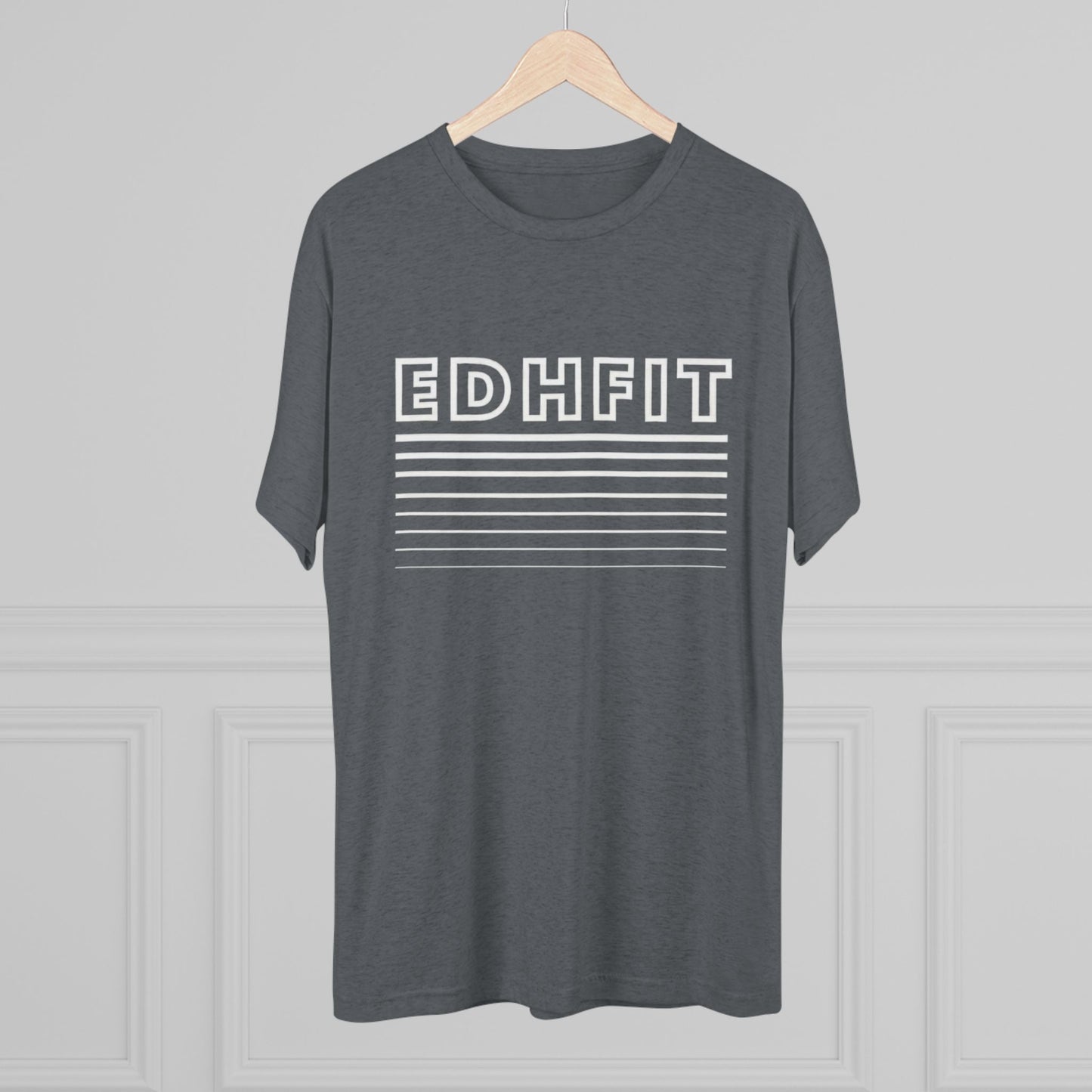 EDHFIT White Stripes Tri-Blend Crew Tee