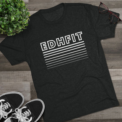 EDHFIT White Stripes Tri-Blend Crew Tee