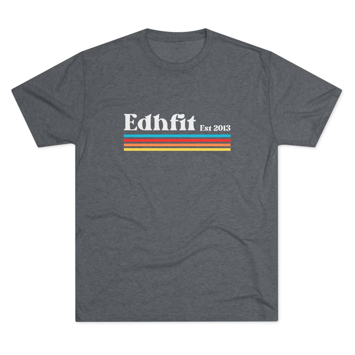 Edhfit Tee – Retro Striped “Est 2013” Crew Shirt