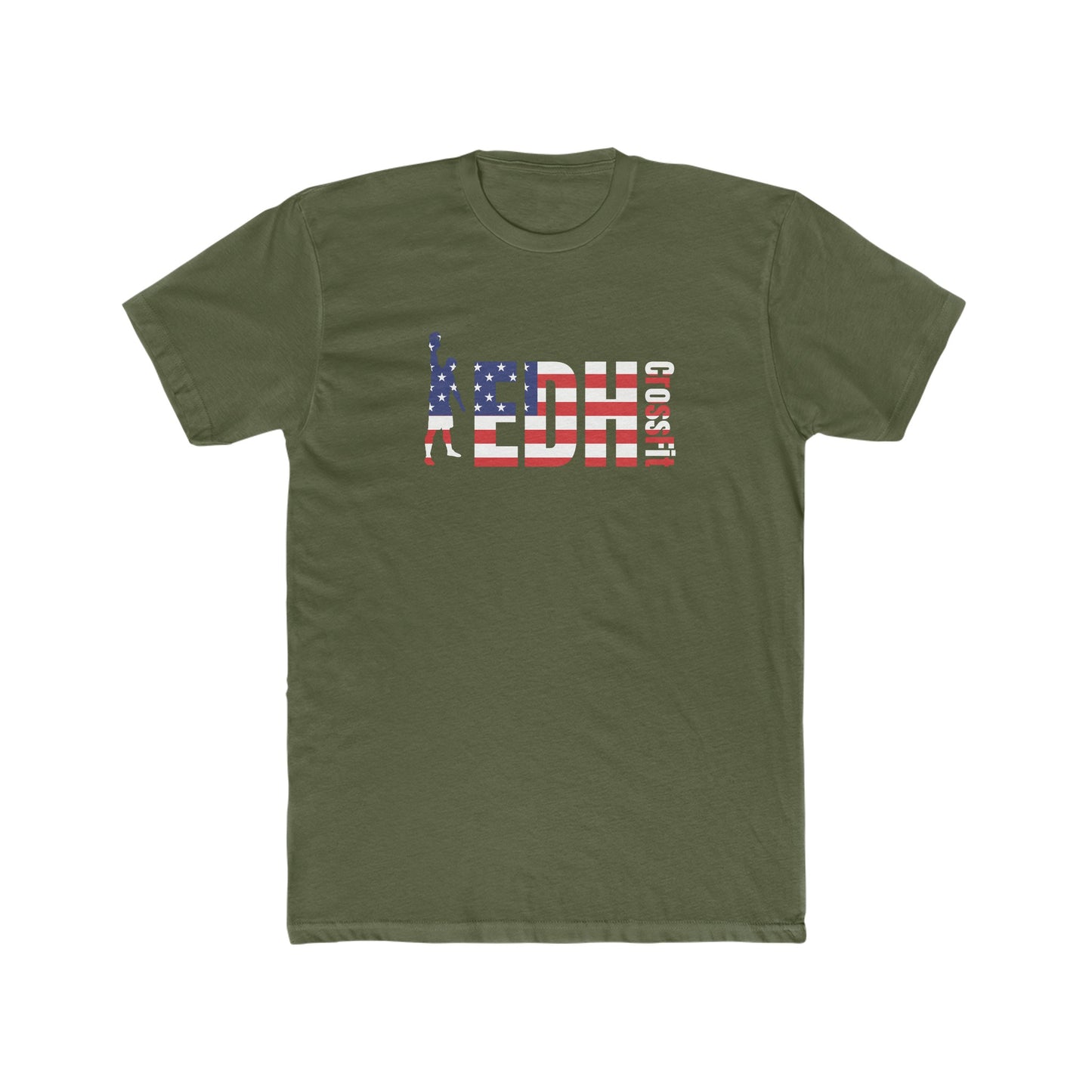 EDH CrossFit USA Cotton Crew Tee