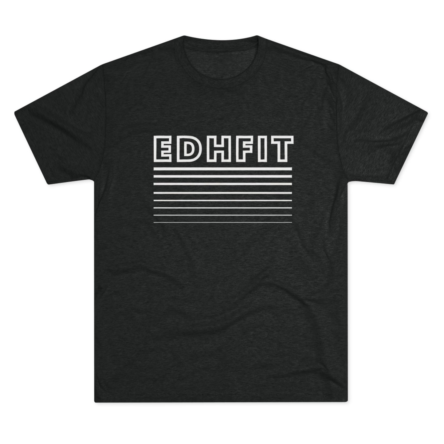 EDHFIT White Stripes Tri-Blend Crew Tee