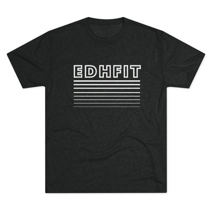 EDHFIT White Stripes Tri-Blend Crew Tee