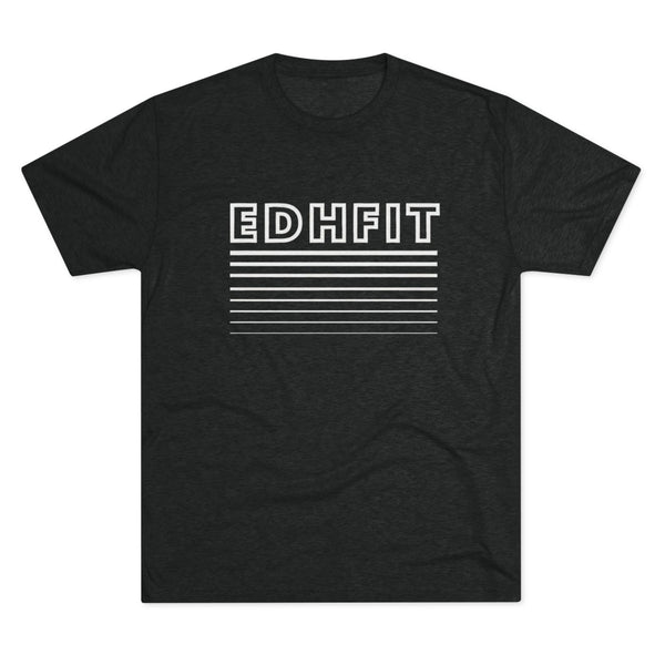 EDHFIT White Stripes Tri-Blend Crew Tee