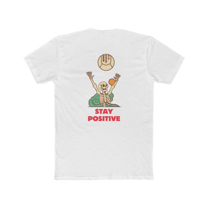 Stay Positive Cotton Crew Tee