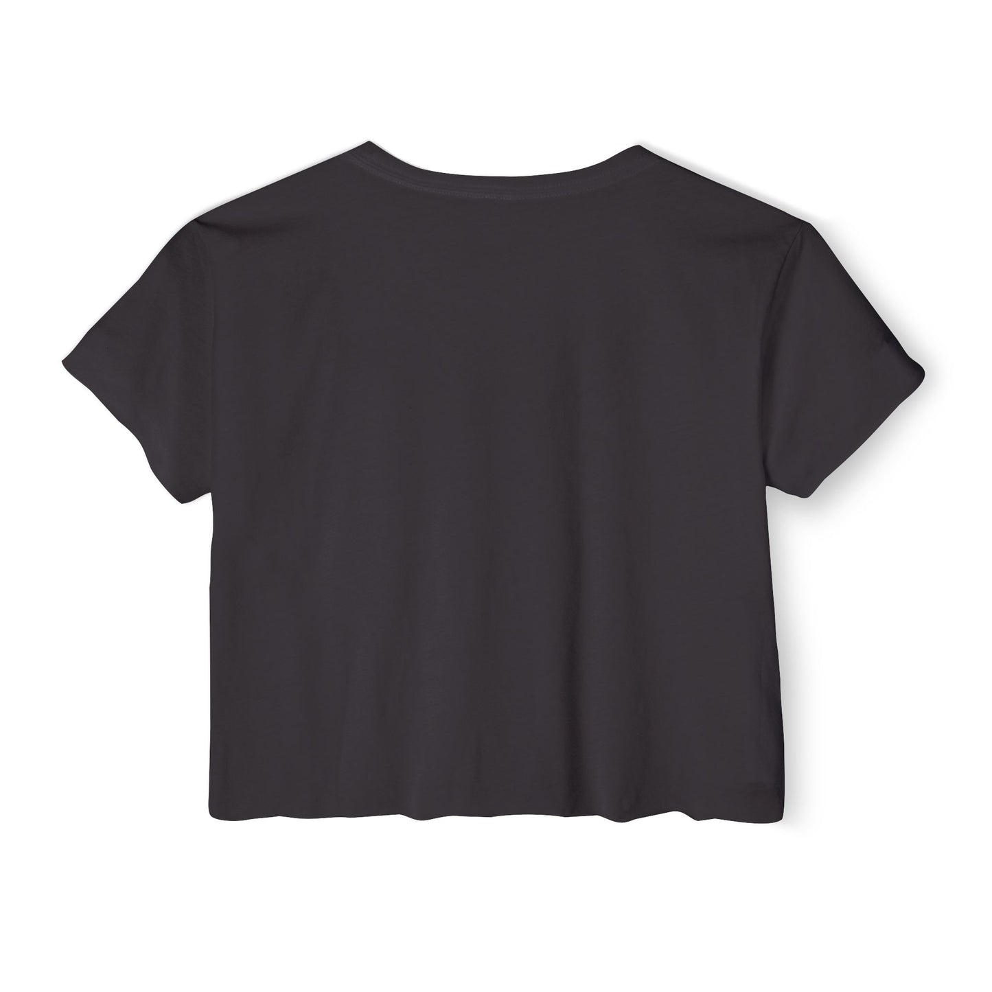 Skull & Roses Festival Crop Top — Women's Floral Skull Graphic Tee