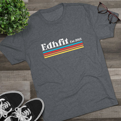 Edhfit Tee – Retro Striped “Est 2013” Crew Shirt