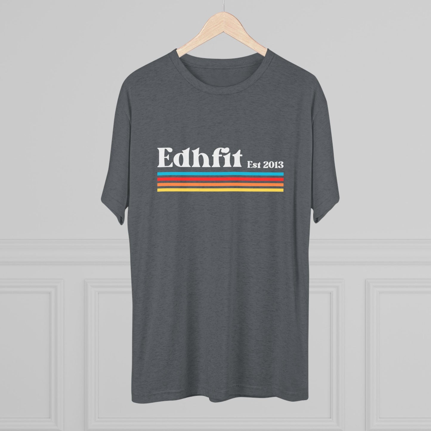 Edhfit Tee – Retro Striped “Est 2013” Crew Shirt