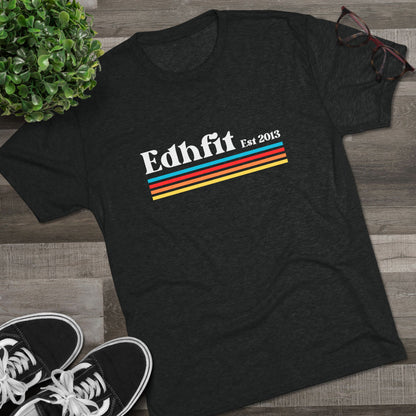 Edhfit Tee – Retro Striped “Est 2013” Crew Shirt