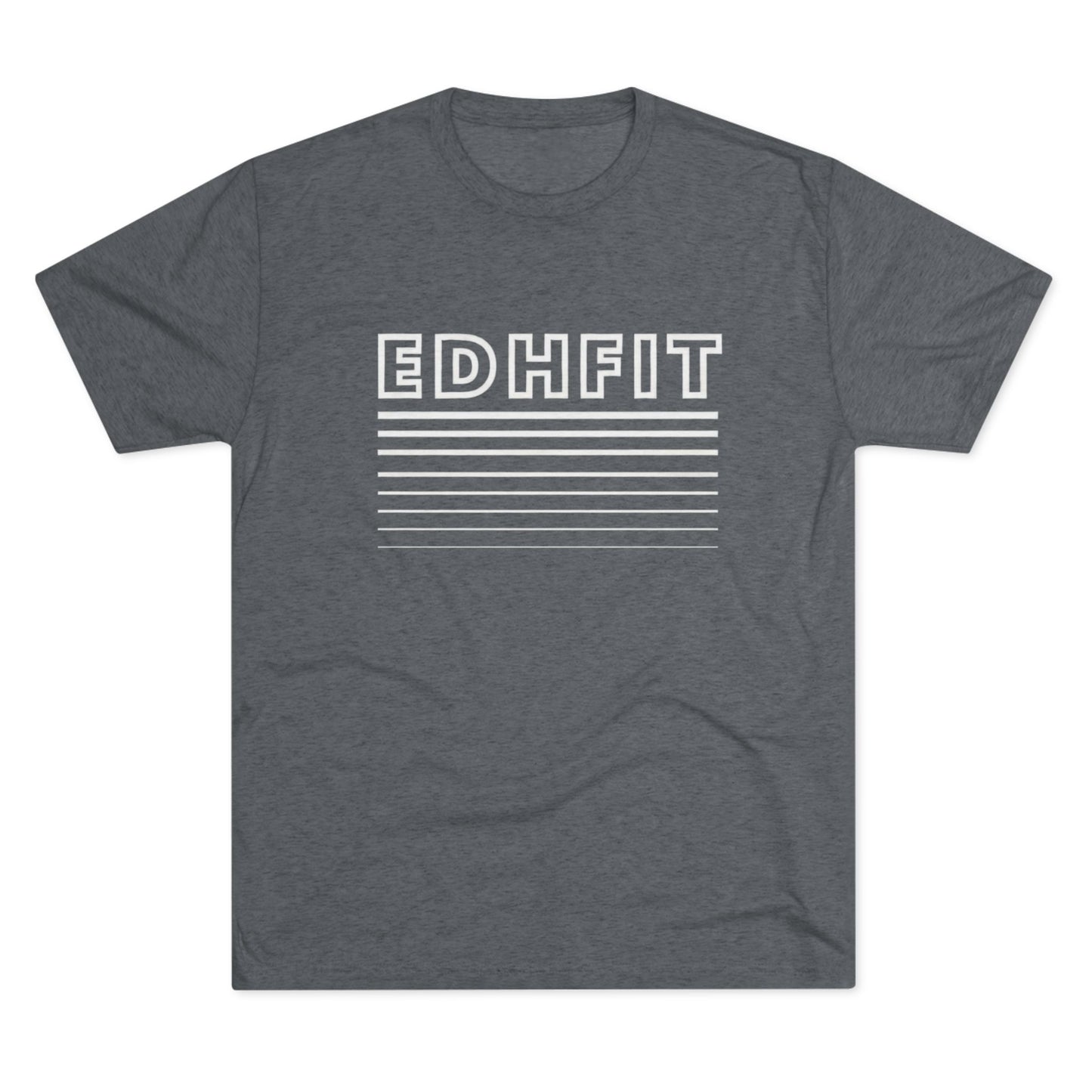 EDHFIT White Stripes Tri-Blend Crew Tee