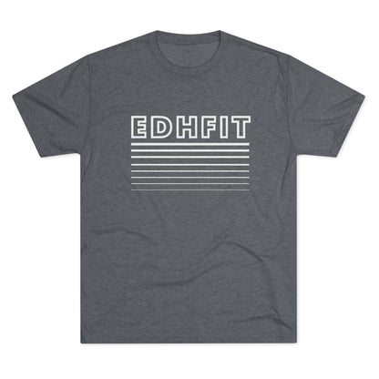 EDHFIT White Stripes Tri-Blend Crew Tee