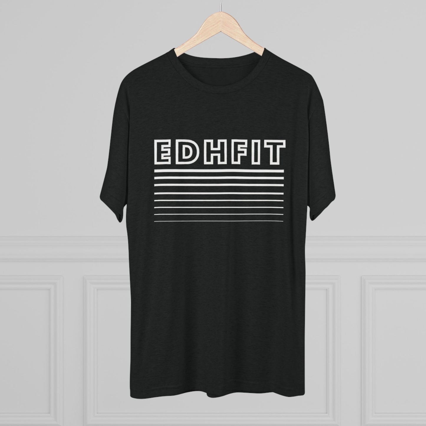 EDHFIT White Stripes Tri-Blend Crew Tee