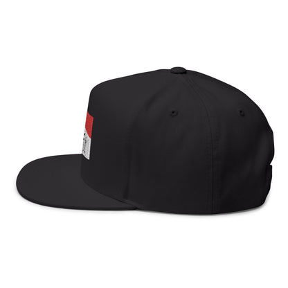 Embroidered 'Edhfit' Flat Bill Cap – Retro Logo Snapback Hat