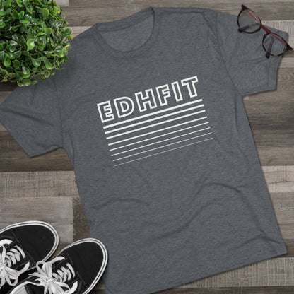 EDHFIT White Stripes Tri-Blend Crew Tee