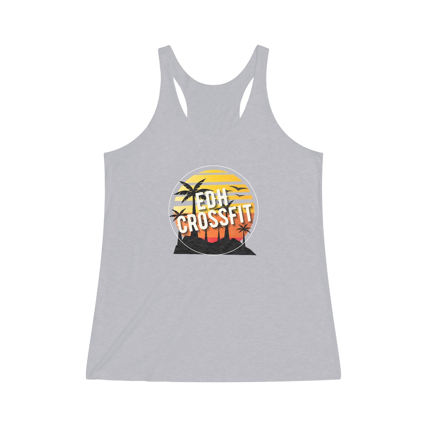 Summertime Women's Tri-Blend Racerback Tank