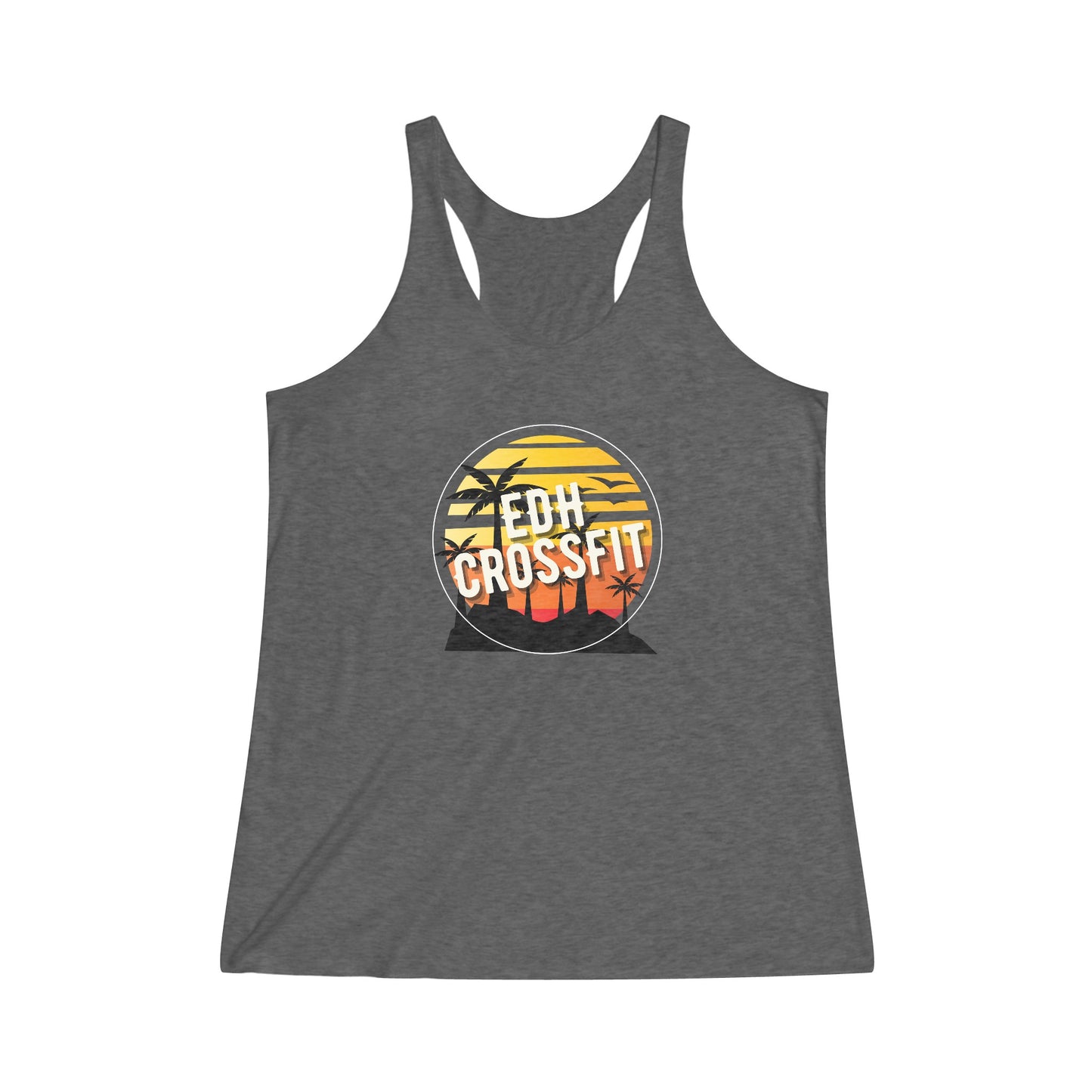 Summertime Women's Tri-Blend Racerback Tank