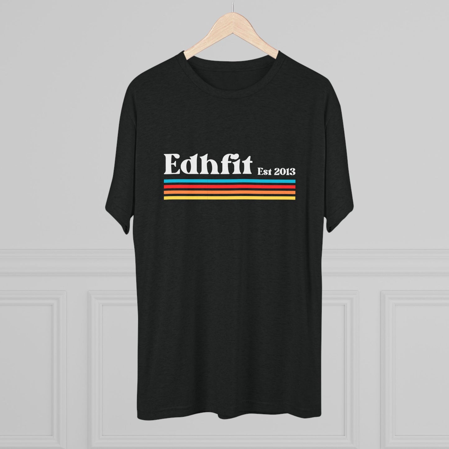 Edhfit Tee – Retro Striped “Est 2013” Crew Shirt