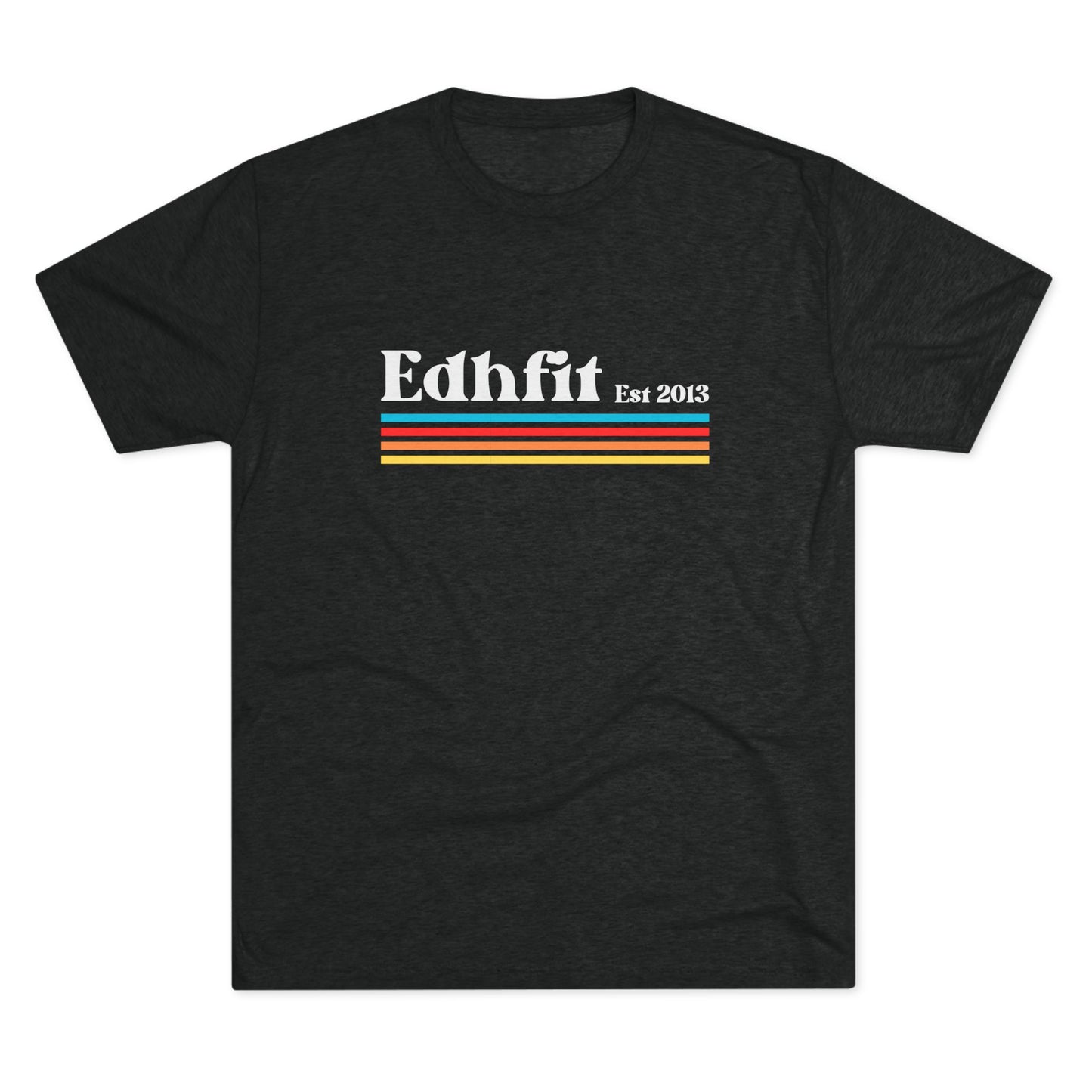 Edhfit Tee – Retro Striped “Est 2013” Crew Shirt