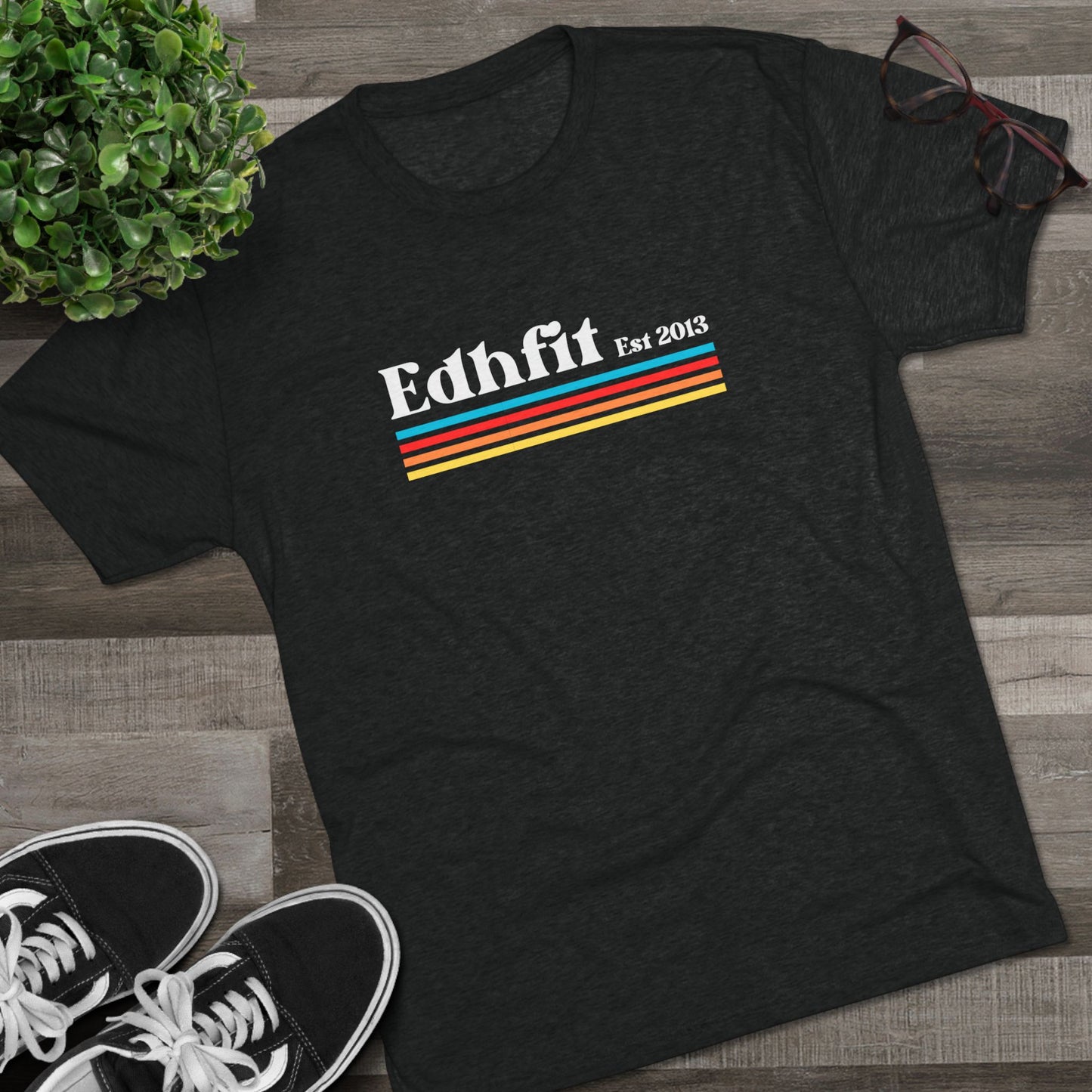 Edhfit Est 2013 Retro Stripe Tee