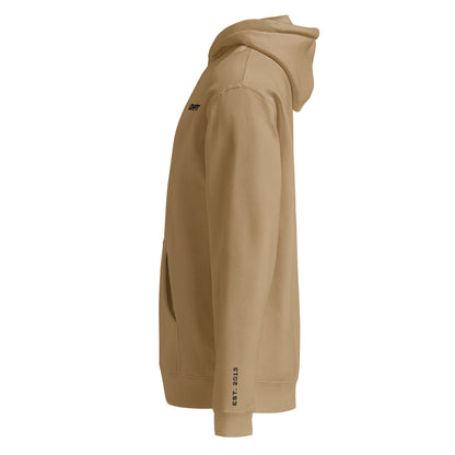 EDHFIT Tonal Standard Embroidered Hoodie – Sandstone – Ghost Left