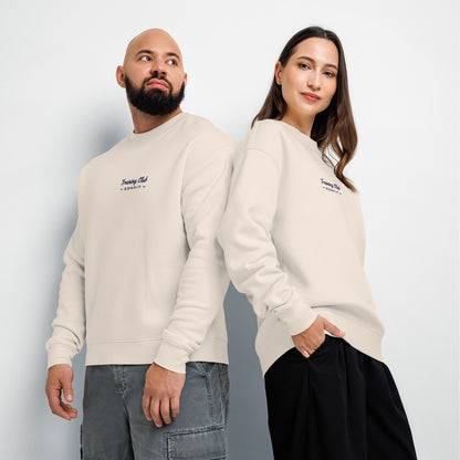 EDHFIT Training Club Embroidered Crewneck – Bone – Duet Front
