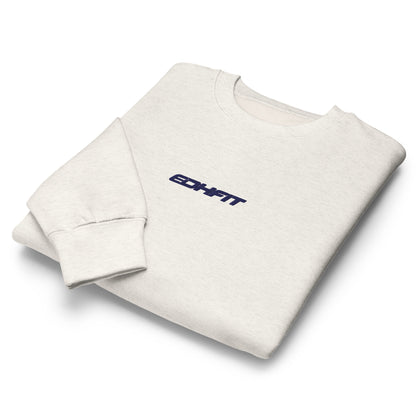 EDHFIT Standard Embroidered Crewneck – Oatmeal – Folded Front