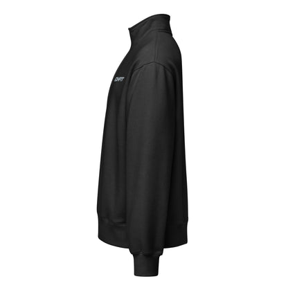 EDHFIT Tonal Embroidered Half Zip – Black – Ghost Left