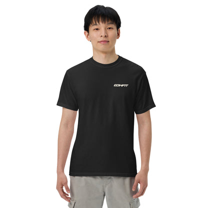 EDHFIT Serious Fun Back Print Tee – Black – On-model men's Front