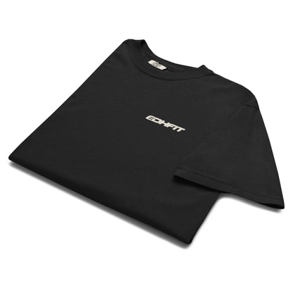 EDHFIT Serious Fun Back Print Tee – Black – Folded Front