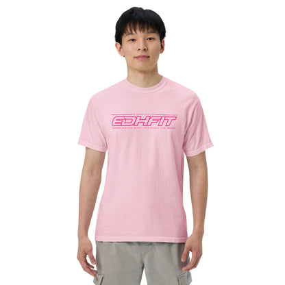 EDHFIT Tonal Pink Heavyweight Tee – On-model men's Front