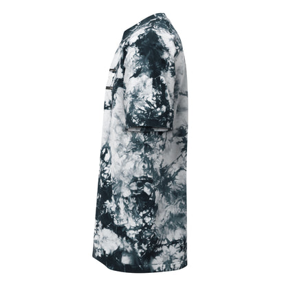 EDHFIT Crystal Tie-Dye Tee – Black/White – Ghost Left