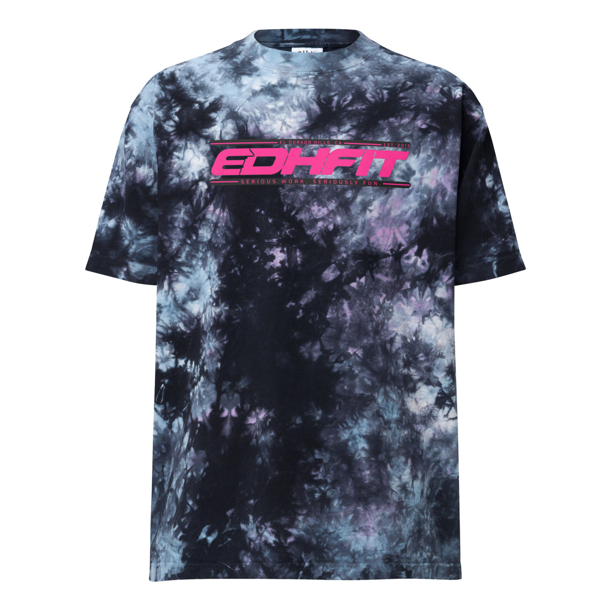 EDHFIT Crystal Tie-Dye Tee – Milky Way – Ghost Front
